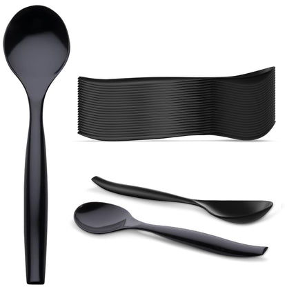 Plastic Serving Spoons, Reusable, Disposable, For Weddings, Catering, Buffets, Parties, Bulk