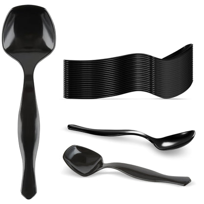 Plastic Serving Spoons, Reusable, Disposable, For Weddings, Catering, Buffets, Parties, Bulk