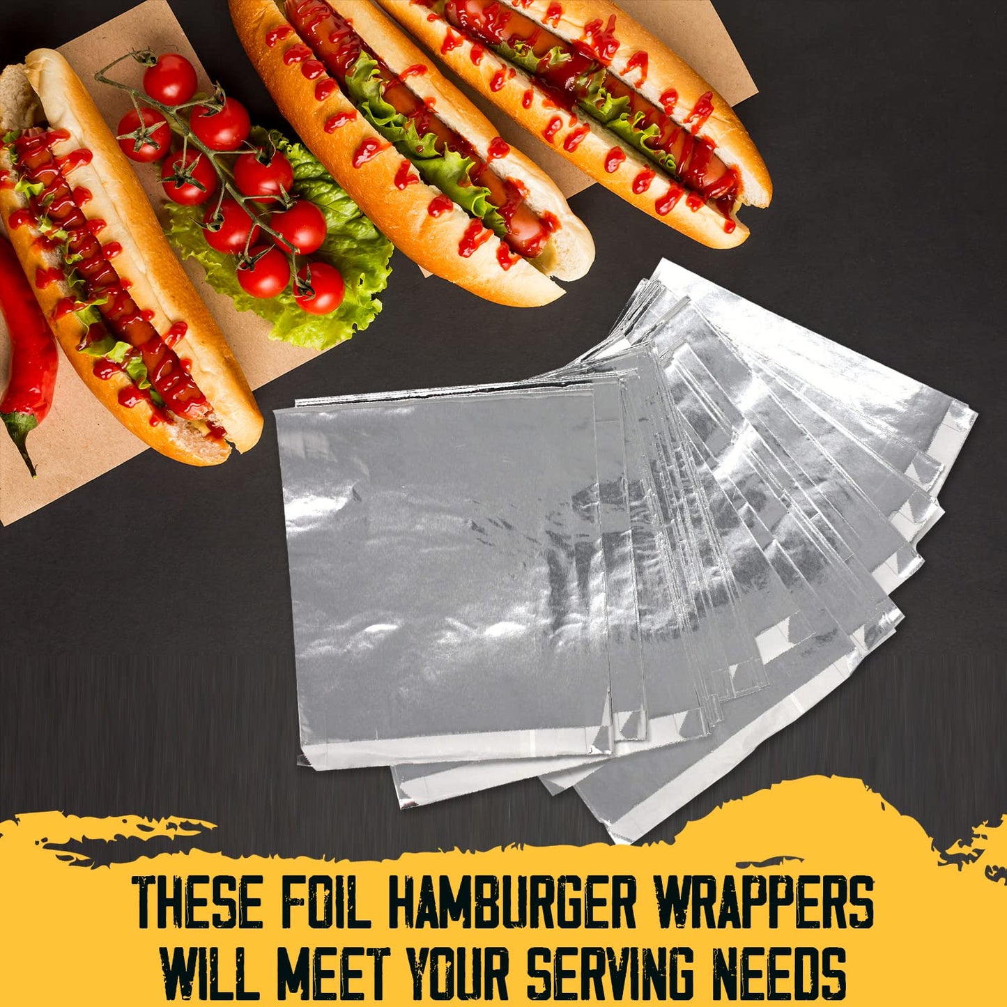 Foil Hamburger Bags